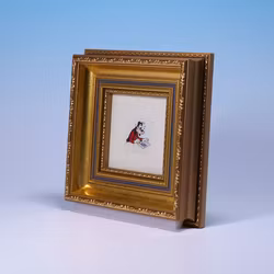 Janne Långben - Färglitografi - 19x19cm - Sowa & Reiser - 90-tal