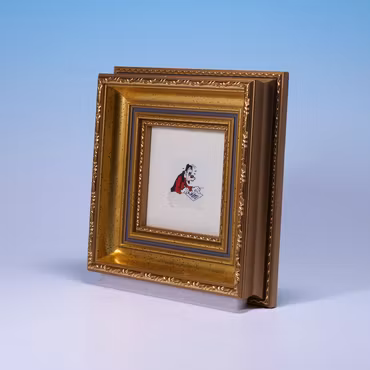 Janne Långben - Färglitografi - 19x19cm - Sowa & Reiser - 90-tal