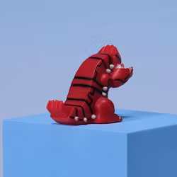 Pokémon Groudon Finger Puppet PVC - Bandai 2003