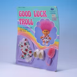 Good Luck Troll Fun Clothing - Blommig Outfit - Russ 90-tal - MOC