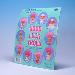 Good Luck Troll Fun Clothing - Blommig Outfit - Russ 90-tal - MOC