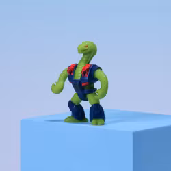 Battle Beasts Triple Threat Snake (6) - Hasbro/Takara 1986 - Med Rub!