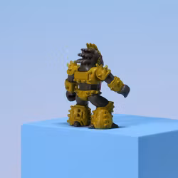 Battle Beasts Prickly Porcupine (19) - Hasbro/Takara 1986