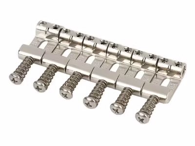 Highwood Contoured Vintage S-Style Bridge Saddles 11.2 mm - Nickel - (6-p)