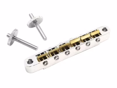 Hosco Japan by Gotoh Vintage Style TOM Bridge,  - Nickel