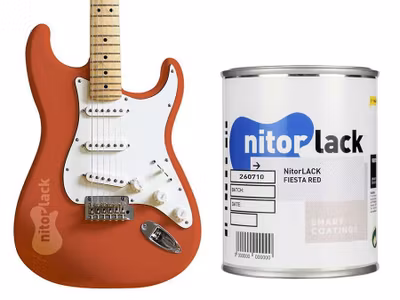 NitorLACK Cellulosa - Fiesta Red - 500ml can