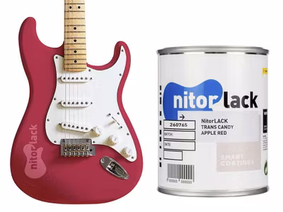 NitorLACK Cellulosa - Trans Candy Apple Red - 500ml can