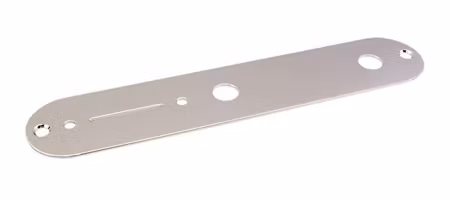 Allparts Control Plate Nickel