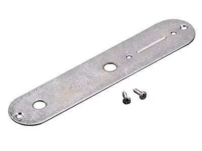 Allparts Control Plate Aged Chrome