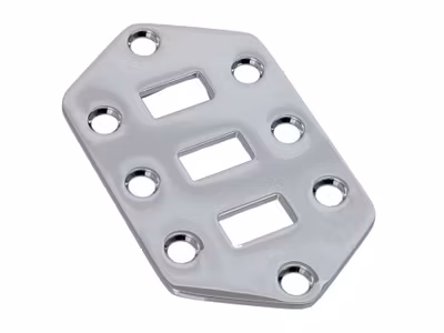 Allparts Switch Plate for Jaguar« Chrome