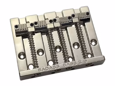 Allparts Leo Quan« Badass IIÍ 4-string bass bridge, grooved saddles, nickel