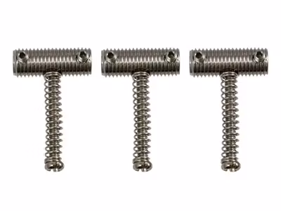 Allparts vintage style steel bridge saddles for Telecaster, 3 pcs