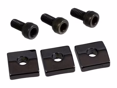 Allparts Black Nut Blocks 3-p