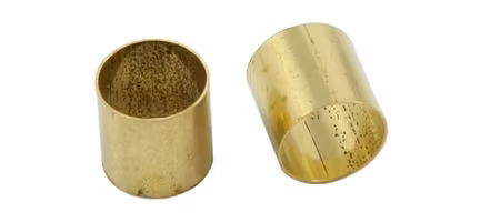 Allparts Brass Pot Sleeves 5-p