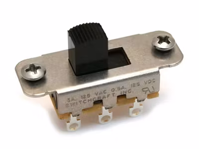 Allparts Switchcraft On-On Slide Switch Black