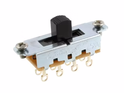 Allparts Switchcraft On-Off-On Slide Switch Black