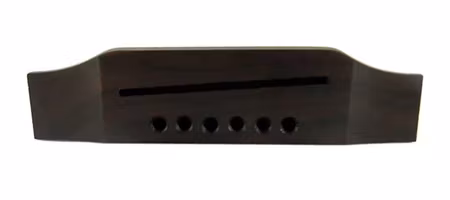 Allparts reverse "belly up" pin bridge for Gibson, rosewood
