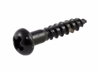 Allparts Long Machine Head Screws Black 16-p