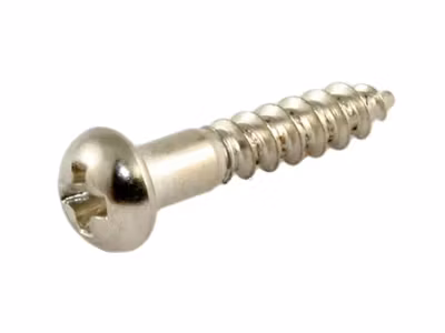 Allparts Bulk Pack of Long Machine Head Screws Nickel 100-p