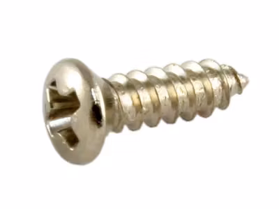 Allparts bulk pack of Gibson size pickguard screws, steel, 100pcs