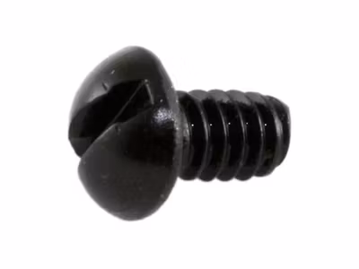 Allparts slothead switch mounting screw, #6-32 x 1/4", black, 8pcs.