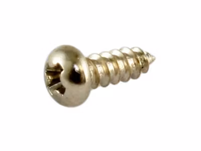Allparts Trussrod Cover Screws Nickel 8-p