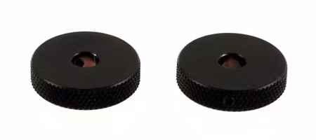 Allparts Roller Knob Set Black 2-p