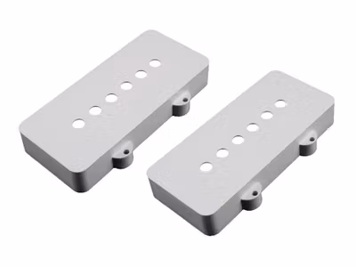 Allparts pickup covers for Jazzmaster, aged white, set of 2