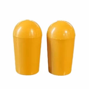 Allparts Switch Tip Screw-on for USA Toggle Switches Amber 2-p