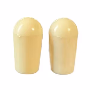 Allparts Switch Tip Screw-on for USA Toggle Switches Cream 2-p