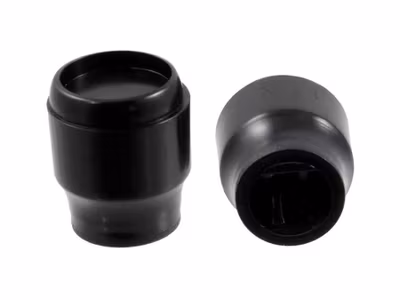 Allparts Bulk Pack of Vintage Black Tips 25-p