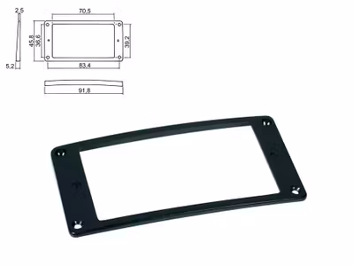 Boston HPR-08-SBK Pickup Ring - Black