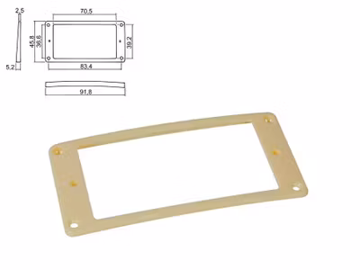 Boston HPR-08-SCR Pickup Ring - Ivory