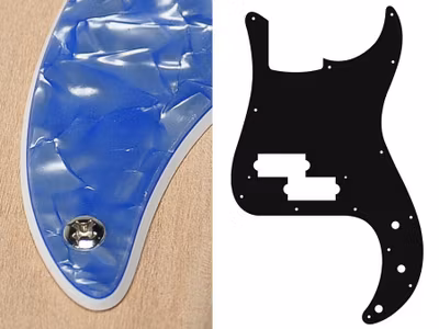 Boston PB-215 Pickguard P-Bass - Pearl Ocean Blue