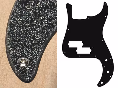 Boston PB-215 Pickguard P-Bass - Sparkling Black