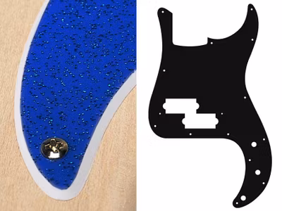 Boston PB-215 Pickguard P-Bass - Sparkling Blue