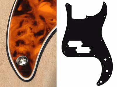 Boston PB-315 Pickguard P-Bass - Marble Orange