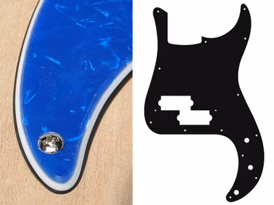 Boston PB-315 Pickguard P-Bass - Pearl Blue