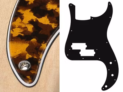 Boston PB-315 Pickguard P-Bass - Tiger Yellow
