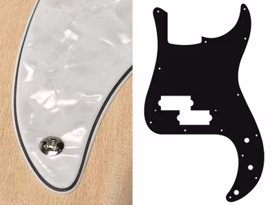 Boston PB-415 Pickguard P-Bass - Pearl White