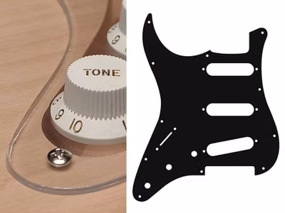 Boston SL-113 Pickguard Strat - Transparent (Lefthand)