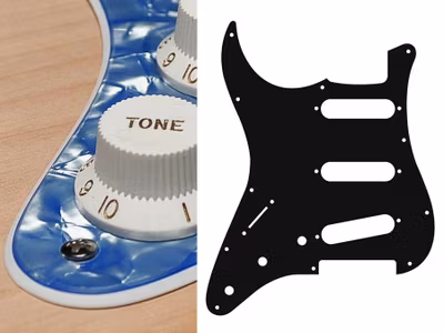 Boston SL-213 Pickguard Strat - Pearl Ocean Blue (Lefthand)