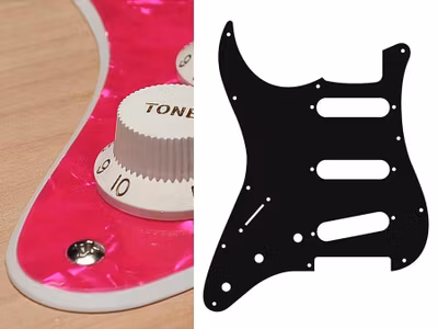 Boston SL-213 Pickguard Strat - Pearl Pink (Lefthand)