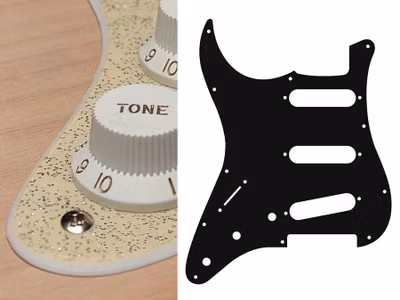 Boston SL-213 Pickguard Strat - Sparkling Gold (Lefthand)