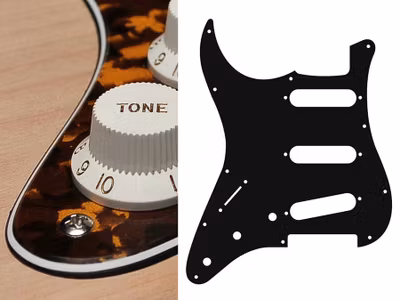 Boston SL-313 Pickguard Strat - Tiger Yellow (Lefthand)