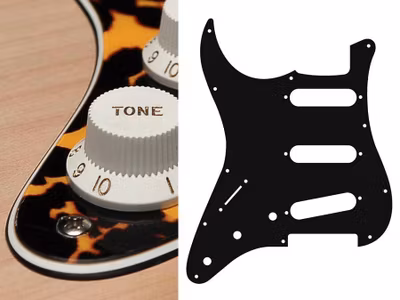 Boston SL-313 Pickguard Strat - Wild Cat Yellow (Lefthand)