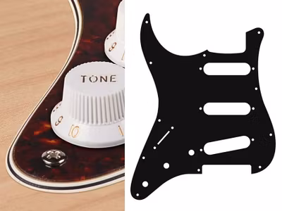 Boston SL-413 Pickguard Strat - Tortoise Intense (Lefthand)