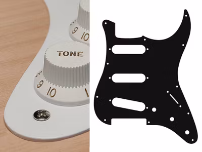 Boston ST-113 Pickguard Strat - White