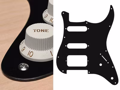 Boston ST-122 Pickguard Strat - Black Mat