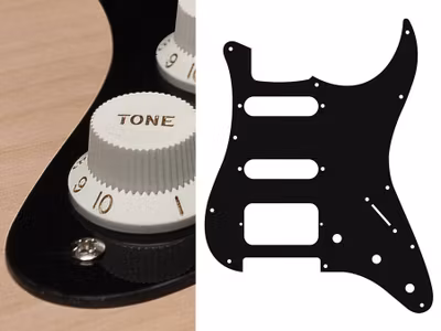 Boston ST-123 Pickguard Strat - Black